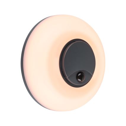 Paulmann 94956 - LED/20,5W IP65 dimmbare Außenwandleuchte mit Bewegungs- und Dämmerungssensor AUREVA 230V 2200/3000/4000K anthrazit