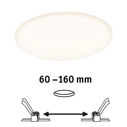 Paulmann 95386 - LED/15W IP44 Dimmbare Badezimmerleuchte SMART VELUNA 230V