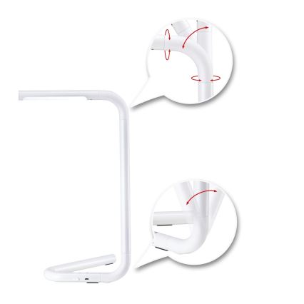 Paulmann 95423 - LED/4,5W Dimmbares Touch-Tischlicht FLEXLINK 5V/USB 4400 mAh Weiß