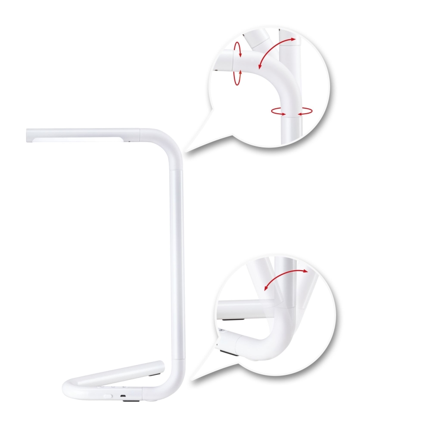 Paulmann 95423 - LED/4,5W Dimmbares Touch-Tischlicht FLEXLINK 5V/USB 4400 mAh Weiß