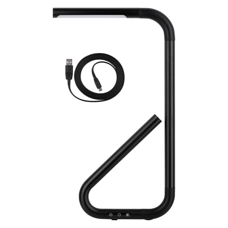 Paulmann 95424 - LED/4,5W Dimmbares Touch-Tischlicht FLEXLINK 5V/USB 4400 mAh Schwarz