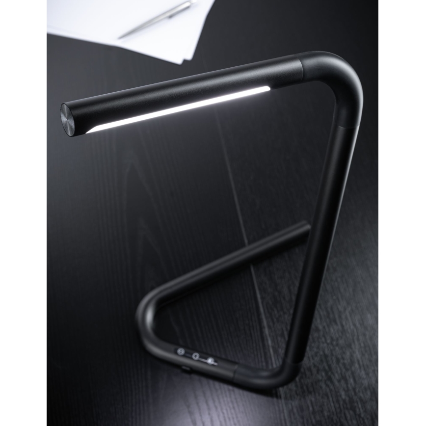 Paulmann 95424 - LED/4,5W Dimmbares Touch-Tischlicht FLEXLINK 5V/USB 4400 mAh Schwarz