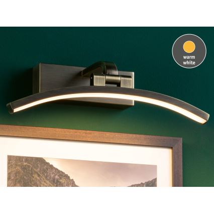 Paulmann 95559 - LED/6W Bildleuchte BENTO 230V 30 cm Messing