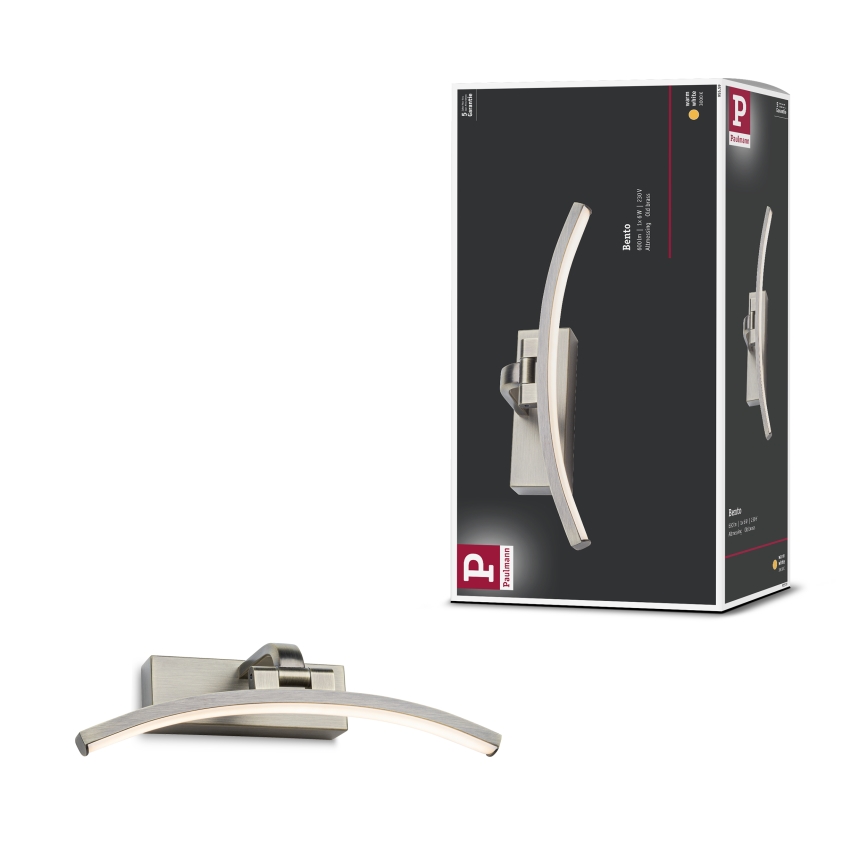 Paulmann 95559 - LED/6W Bildleuchte BENTO 230V 30 cm Messing