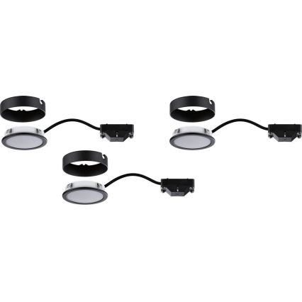 Paulmann 99990 - SET 3xLED/3,5W Möbelbeleuchtung PUKK 230V