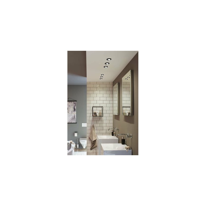 Paulmann 99991 - SET 3xLED/6W IP65 Badezimmer-Einbauleuchte CALLA 230V