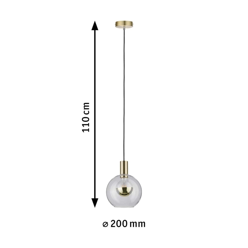 Paulmann - Hängeleuchte an Schnur ESBEN 1xE27/20W/230V