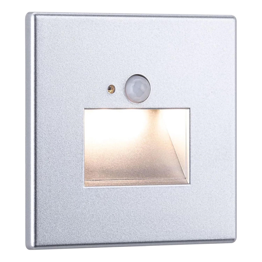 Paulmann  93134 - LED/1,2W Treppenleuchte mit Sensor EDGE 230V matt Chrom