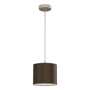 Pendelleuchte am Kabel ARDEN 1xE27/15W/230V Ø 18 cm beige/braun