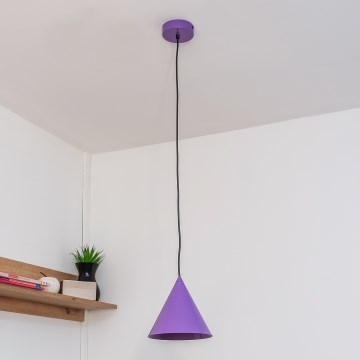 Pendelleuchte am Kabel ETNA II 1x E27/15W/230V Ø 18,5 cm violett
