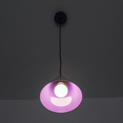 Pendelleuchte am Kabel ETNA II 1x E27/15W/230V Ø 18,5 cm violett
