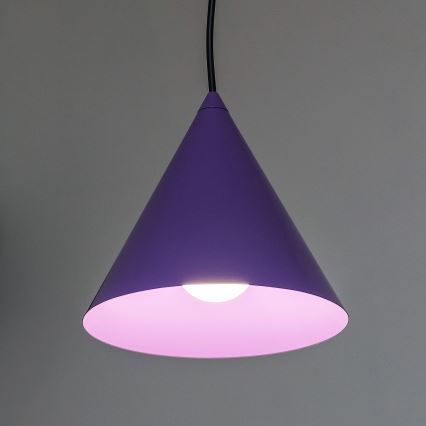 Pendelleuchte am Kabel ETNA II 1x E27/15W/230V Ø 18,5 cm violett