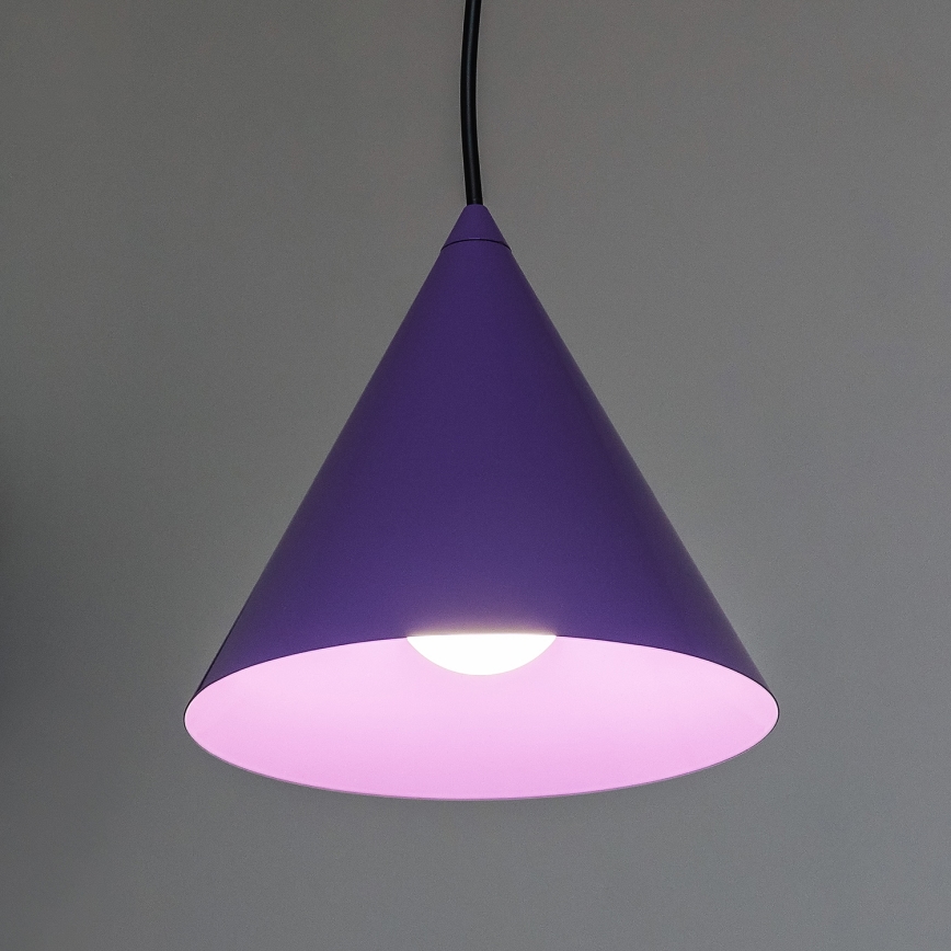 Pendelleuchte am Kabel ETNA II 1x E27/15W/230V Ø 18,5 cm violett