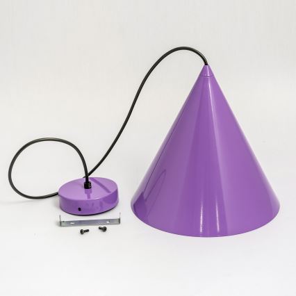 Pendelleuchte am Kabel ETNA II 1x E27/15W/230V Ø 18,5 cm violett