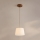 Pendelleuchte an Kabel AIDA 1xE27/15W/230V Ø 25 cm Eiche/Creme