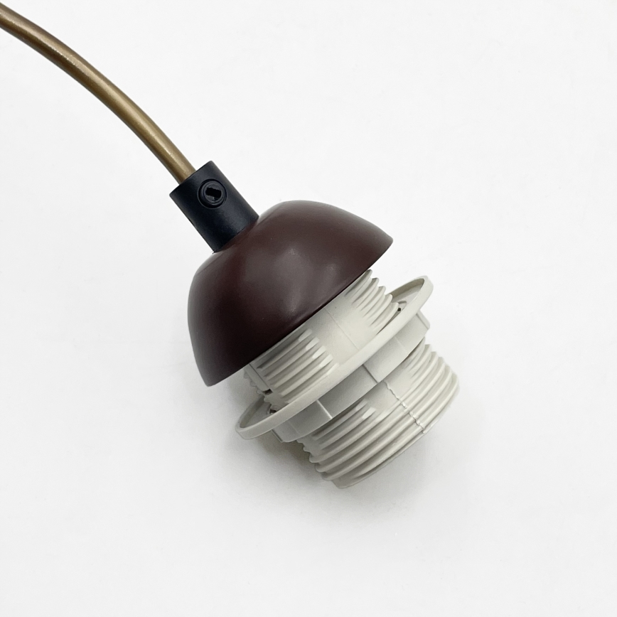 Pendelleuchte an Kabel AIDA 1xE27/15W/230V Ø 35 cm Eiche/Creme