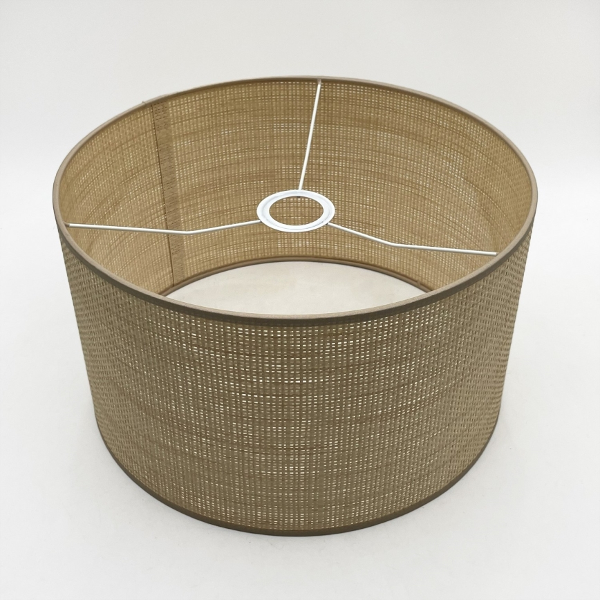 Pendelleuchte an Kabel AIDA 1xE27/15W/230V Ø 35 cm Eiche/Raffia