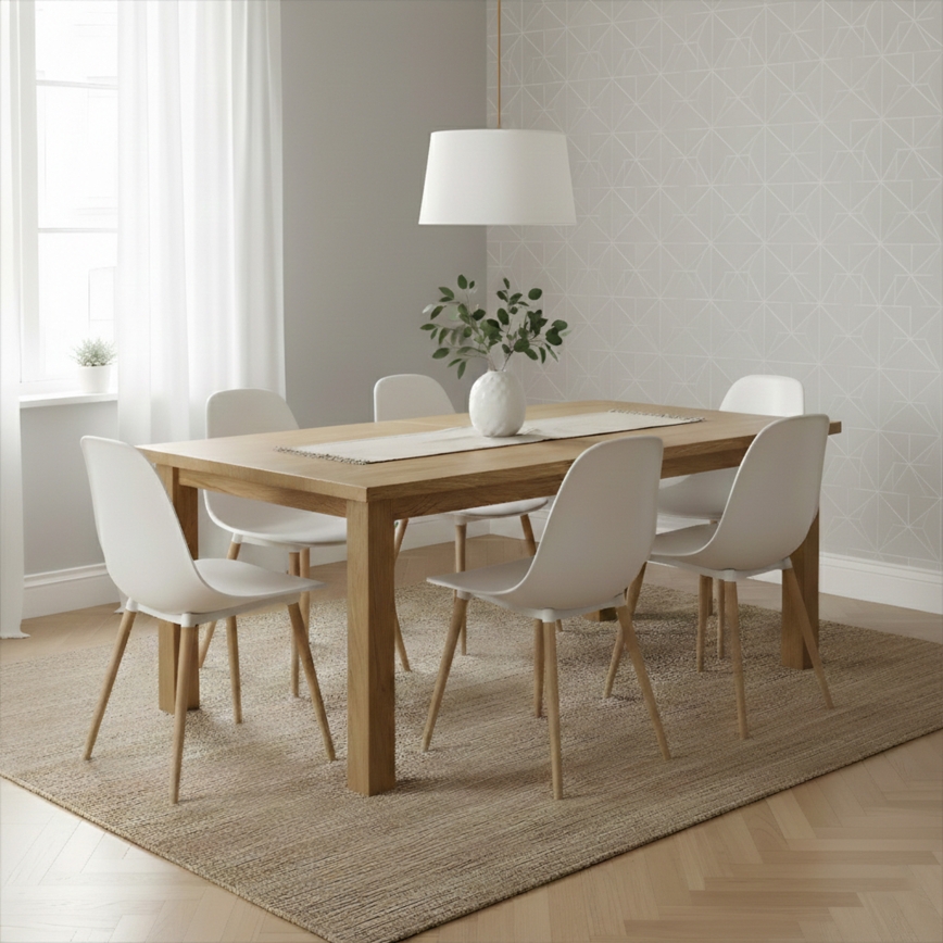 Pendelleuchte an Kabel AIDA 1xE27/60W/230V Ø 35 cm Eiche/Braun/Weiß