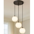 Pendelleuchte an Kabel BALLISTIC 3xE27/40W/230V schwarz