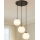 Pendelleuchte an Kabel BALLISTIC 3xE27/40W/230V schwarz