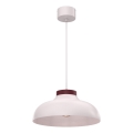 Pendelleuchte an Kabel BASCA 1xE27/15W/230V cremefarben/Bordeaux
