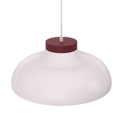 Pendelleuchte an Kabel BASCA 1xE27/15W/230V cremefarben/Bordeaux