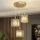 Pendelleuchte an Kabel BELLA 3xE27/40W/230V goldfarben
