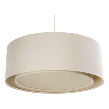 Pendelleuchte an Kabel BOHO TRINITI 1xE27/60W/230V Ø 50 cm cremefarben