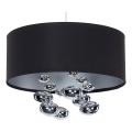 Pendelleuchte an Kabel BUBBLE 1xE27/60W/230V Ø 40 cm schwarz