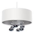 Pendelleuchte an Kabel BUBBLE 1xE27/60W/230V Ø 40 cm weiß