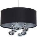 Pendelleuchte an Kabel BUBBLE 1xE27/60W/230V Ø 50 cm schwarz