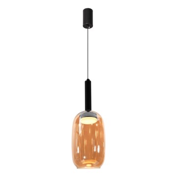 Pendelleuchte an Kabel BUENO 1xGX53/9W/230V Ø 15 cm rauchbraun