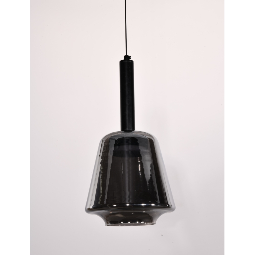 Pendelleuchte an Kabel BUENO 1xGX53/9W/230V Ø 18 cm rauchschwarz