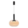 Pendelleuchte an Kabel BUENO 1xGX53/9W/230V Ø 25 cm rauchiges Beige