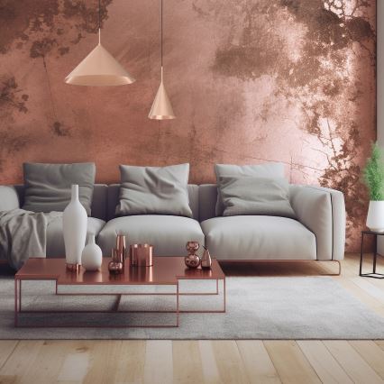 Pendelleuchte an Kabel CAPITAL, 1xGX53/15W/230V, Ø 17 cm, Roségold