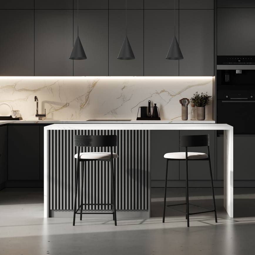 Pendelleuchte an Kabel CAPITAL 1xGX53/15W/230V Ø 17 cm schwarz