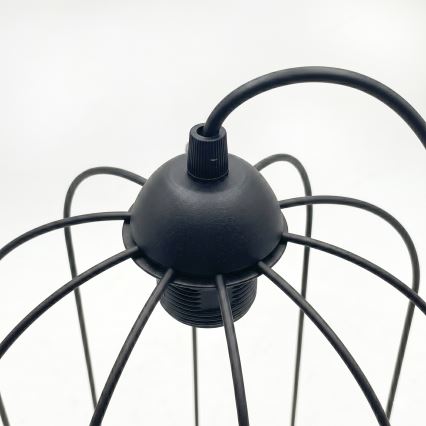 Pendelleuchte an Kabel DESTELLO, 1x E27/15W/230V, Ø 21 cm, schwarz
