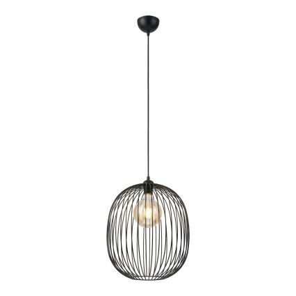 Pendelleuchte an Kabel DESTELLO 1xE27/15W/230V Ø 32 cm schwarz