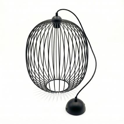 Pendelleuchte an Kabel DESTELLO 1xE27/15W/230V Ø 32 cm schwarz