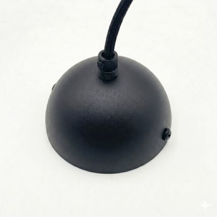 Pendelleuchte an Kabel DESTELLO 1xE27/15W/230V Ø 32 cm schwarz