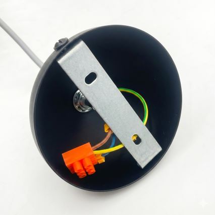 Pendelleuchte an Kabel DESTELLO 1xE27/15W/230V Ø 32 cm schwarz