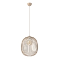 Pendelleuchte an Kabel DESTELLO 1xE27/15W/230V Ø 33 cm beige