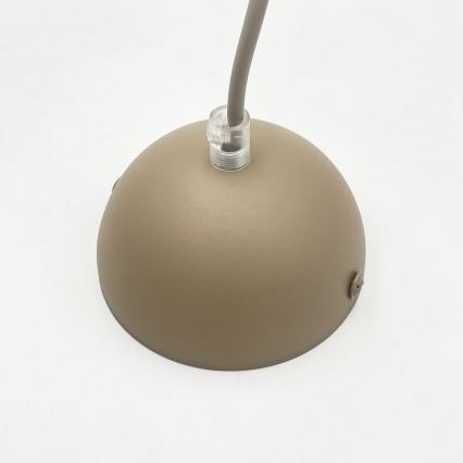 Pendelleuchte an Kabel DESTELLO 1xE27/15W/230V Ø 33 cm beige