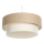 Pendelleuchte an Kabel DUO 1xE27/60W/230V Ø 50 cm beige/creme