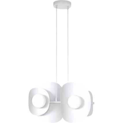 Pendelleuchte an Kabel ELEMENTI 4xG9/8W/230V weiß