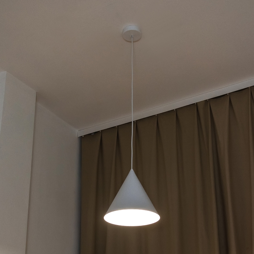 Pendelleuchte an Kabel ETNA II 1xE27/15W/230V Ø 25 cm weiß