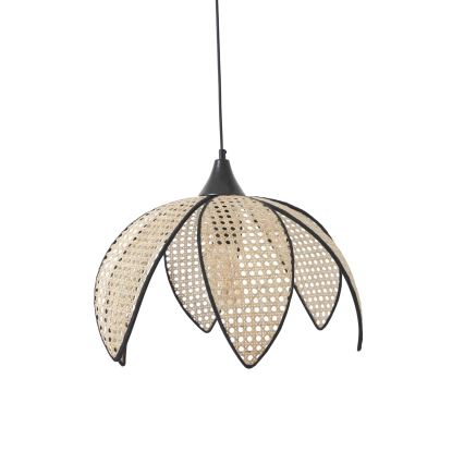 Pendelleuchte an Kabel FUME 1xE27/40W/230V Ø 40 cm schwarz/beige