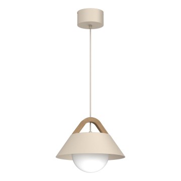 Pendelleuchte an Kabel FUNDA 1xE27/15W/230V beige