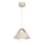 Pendelleuchte an Kabel FUNDA 1xE27/15W/230V beige