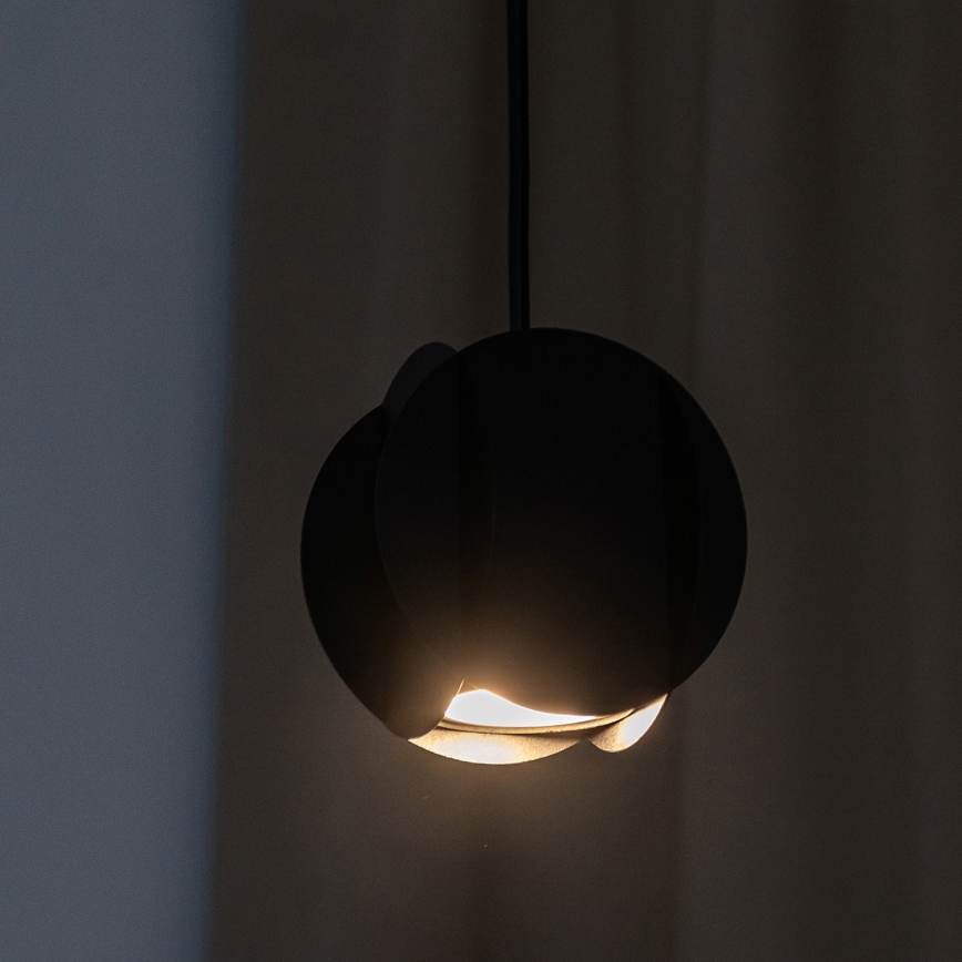 Pendelleuchte an Kabel GAMBIT 1xGU10/10W/230V schwarz